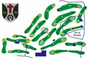 Course Layout at Tuam Golf Course