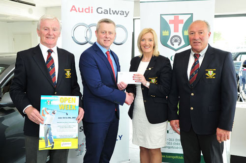 Tuam Golf Club Open Week from June 2nd to 9th and kindly sponsored by Connolly Motor Group Audi, Galway