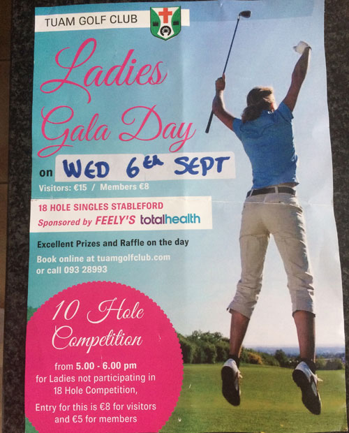 Ladies Gala Day at Tuam Golf Club