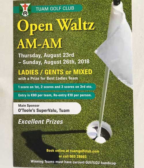 Open Waltz Am Am at Tuam Golf Club