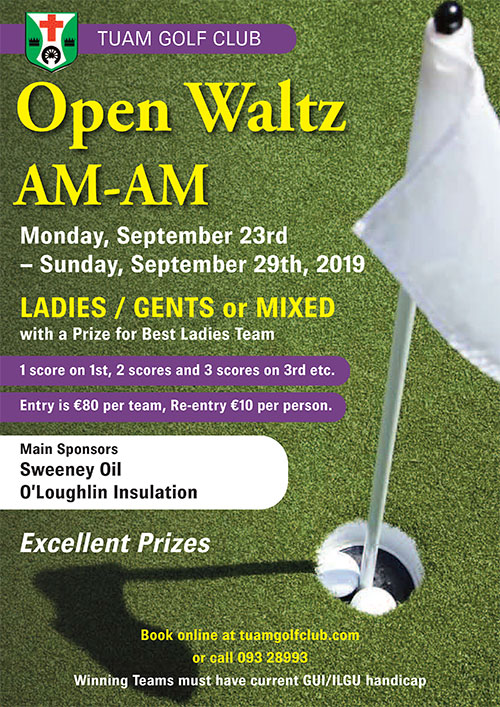 Tuam Golf Club Waltz Competition 2019