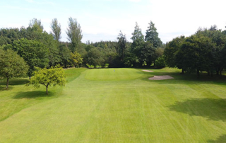 Aerial View of 4th hole at Tuam Golf Club