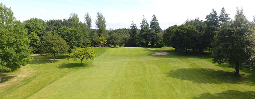 Aerial View of 4th hole at Tuam Golf Club