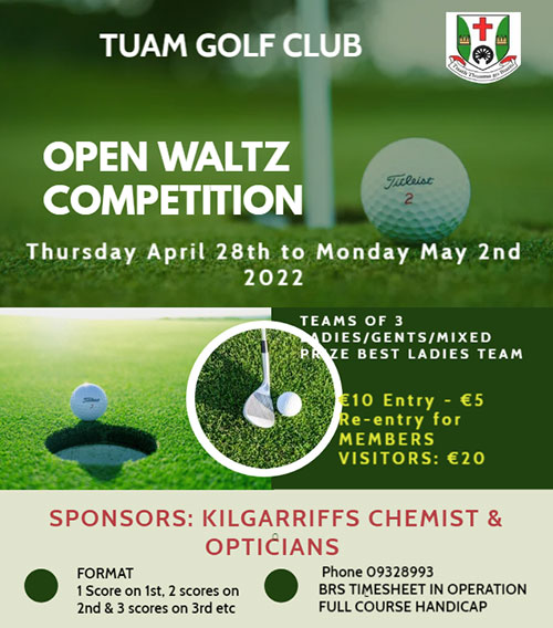 Open Waltz competition Tuam Golf Club