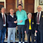Presentation to Damien Coyne by Tuam Golf Club. Presentation to Damien Coyne by Tuam Golf Club